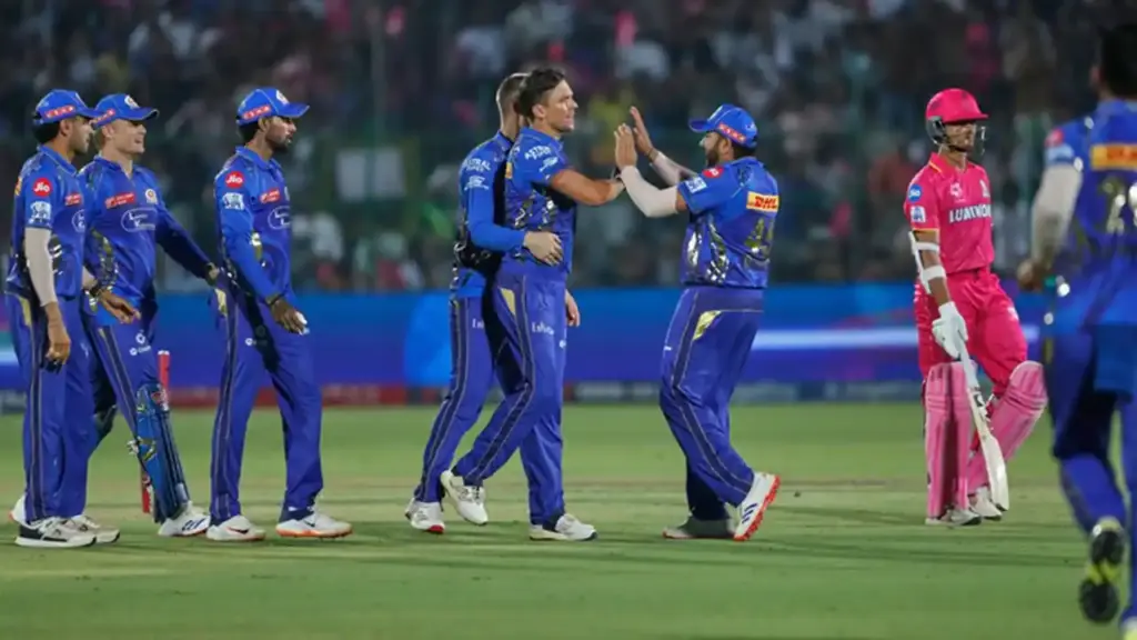 Mumbai Indians Vs Rajasthan Royals Match Scorecard