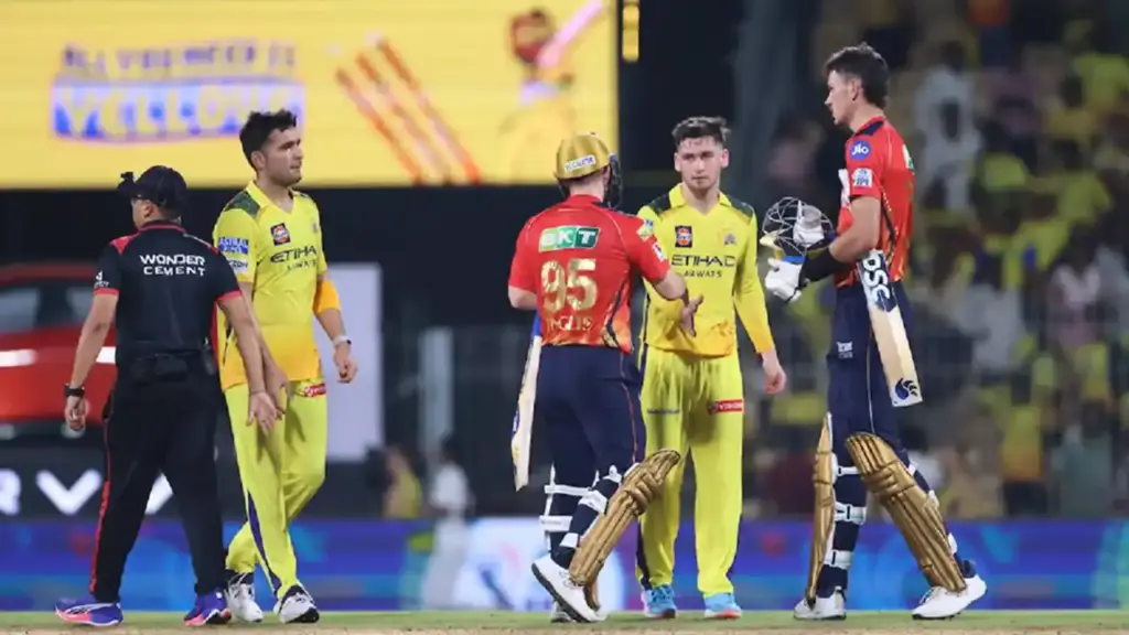 Punjab Kings Vs Chennai Super Kings Match Scorecard
